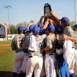 SAU team celebrates the 2013 GAC Championship victory.