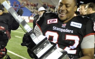 Nik Lewis becoming all-time reception leader in Canadian Football League